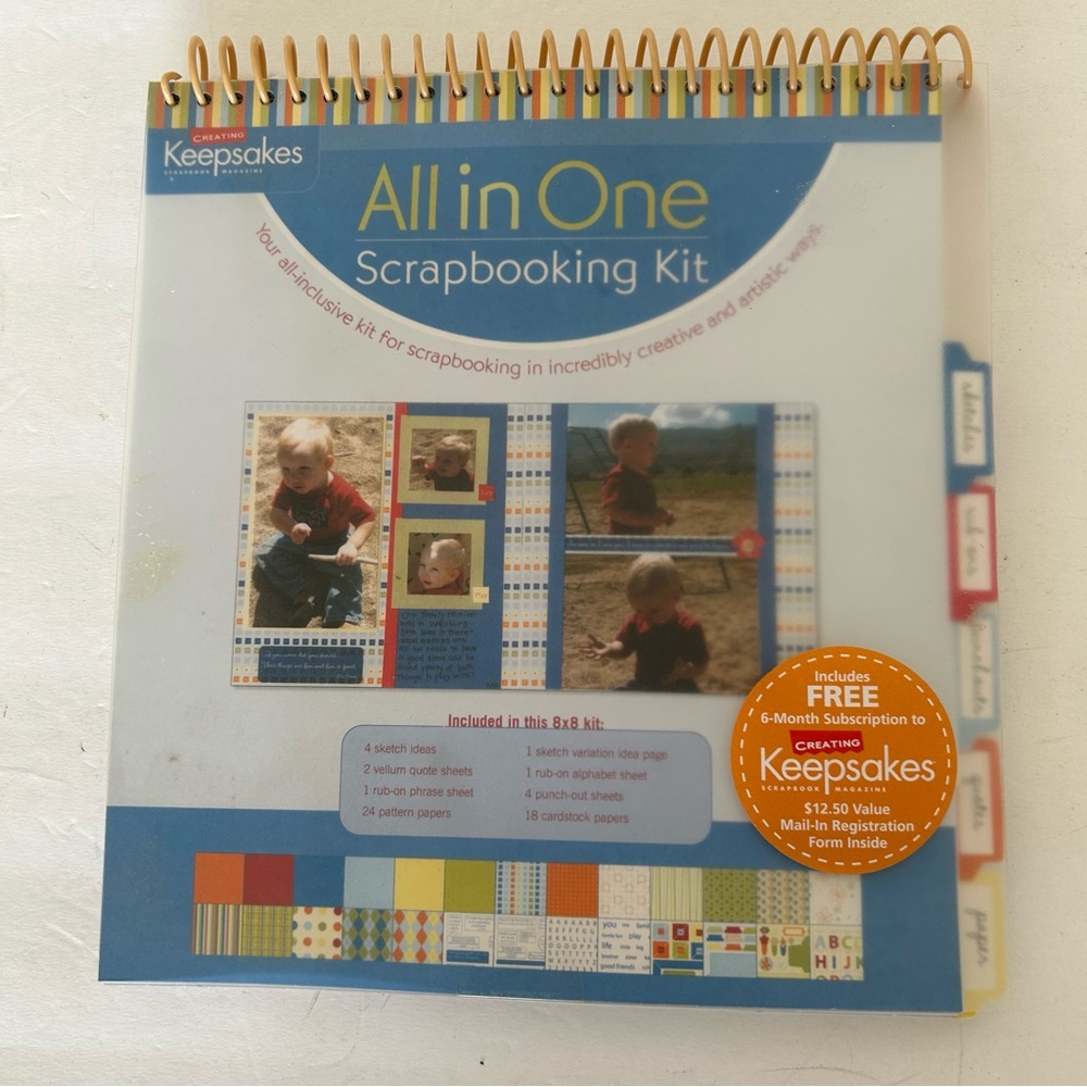 CREATIVE KEEPSAKES SCRAPBOOK KIT NWT